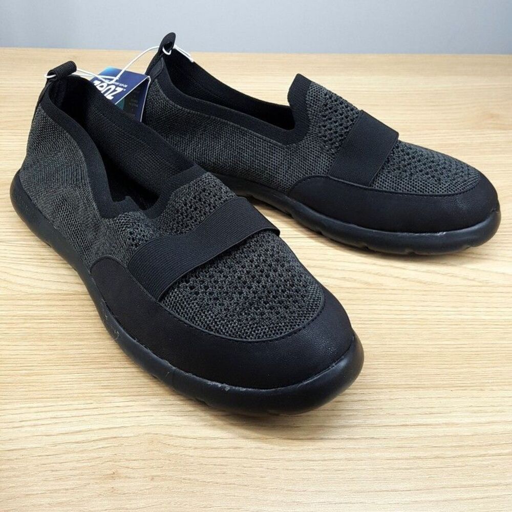 ZENZ ISOTONER Shoes Mens Sz 10 Grey Slip On Active Lightweight Casual Everywear